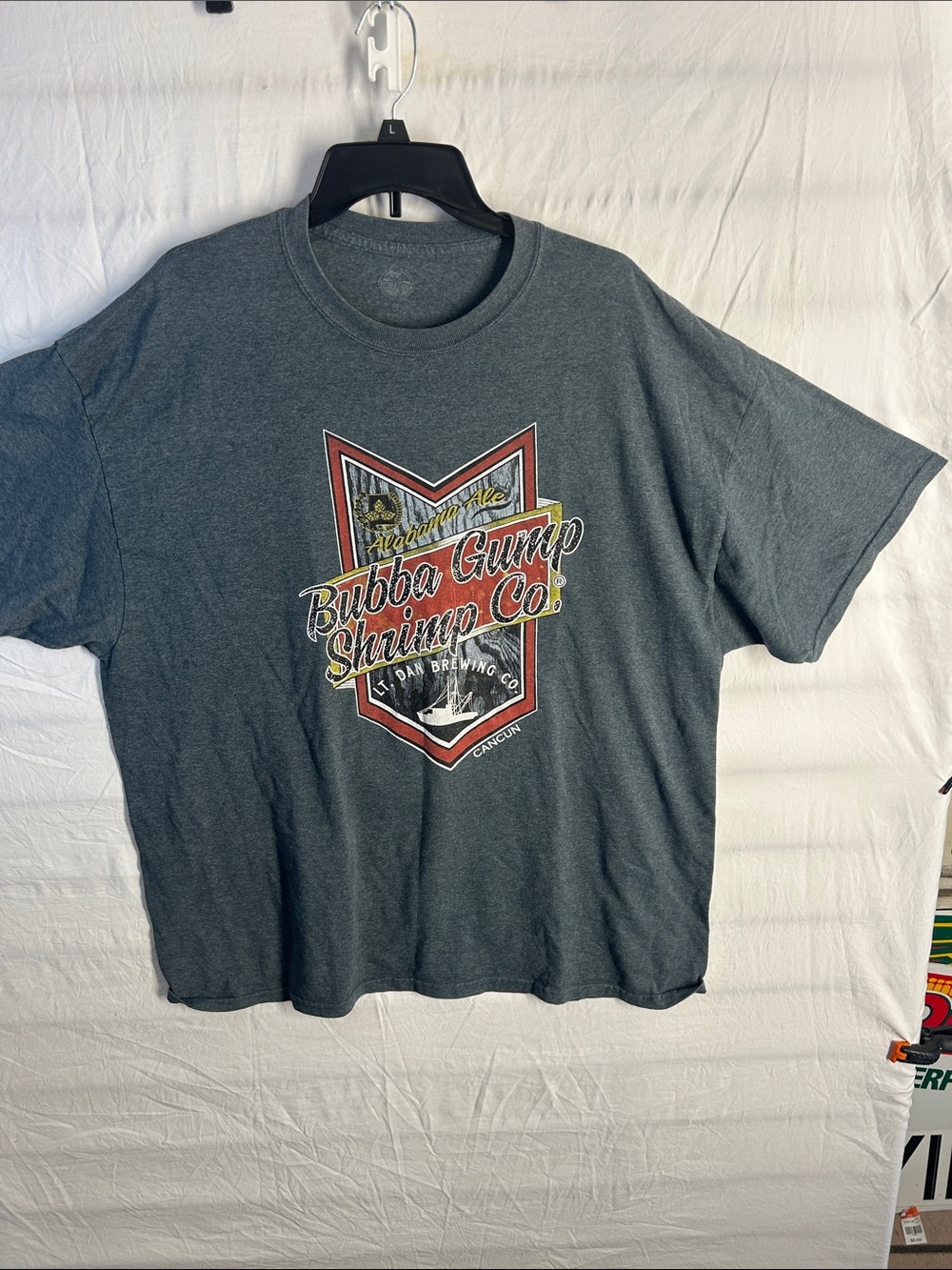 Bubba Gump Shrimp Co. Short Sleeve Tee - Dark Heather Gray